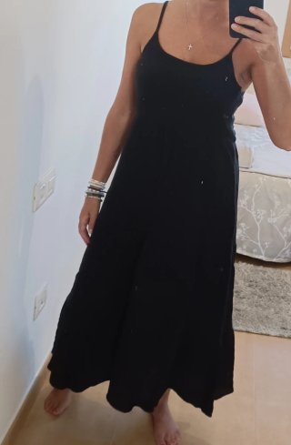 Vestido negro tirantes