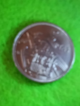 Moneda de 5 pesetas de 1957 serie especial BA.rara