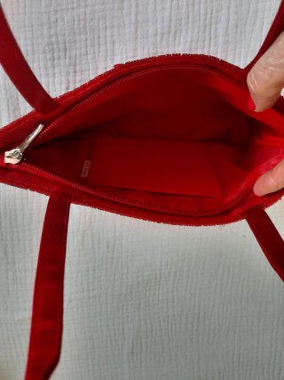 Bolso de fiesta lentejuelas rojo