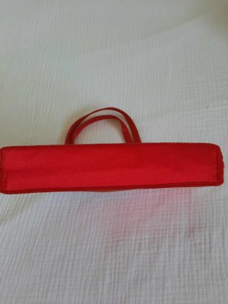 Bolso de fiesta lentejuelas rojo