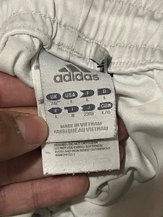 Pantalón Corto Real Madrid Adidas Blanco