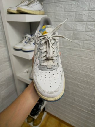 Nike Air Force 1 React Gris/Blanco