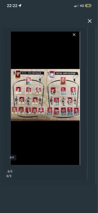 Álbum cromos Campeones Fútbol Español