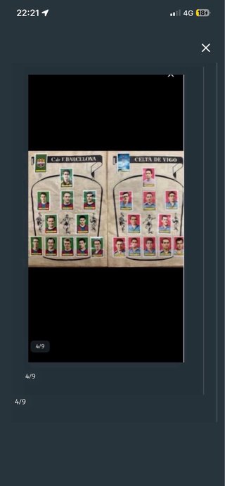 Álbum cromos Campeones Fútbol Español
