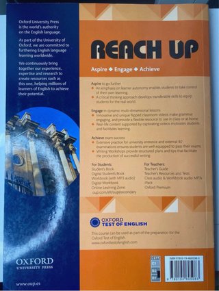 Workbook de inglés primero de bachillerato: reach