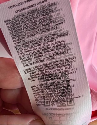 Traje Guess rosa nuevo con etiqueta