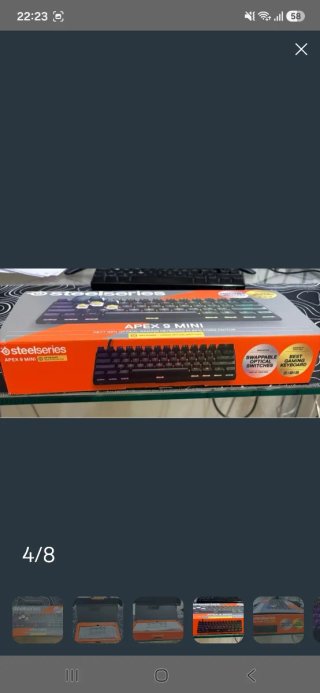 Teclado Steelseries Apex 9 Mini Óptico