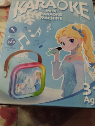 Mini Karaoke Infantil Azul y Multicolor