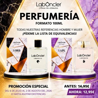 Perfumes LabOncler 100ml Hombre y Mujer