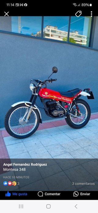Bultaco 350 Enduro/Trial Azul y montesa trail