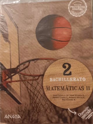 Matematicas II. 2° bachillerato