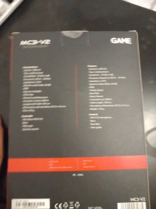 Micrófono GAME MC3-V2 sin usar