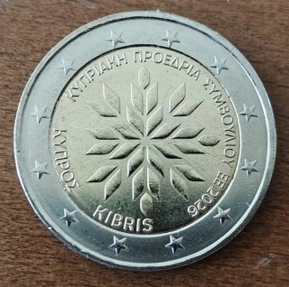 2 Euros Chipre 2026 Presidencia UE.