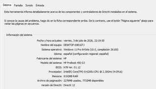 Portátil/Laptop Hp I5 2.4GHz + 8GB + 256GB SSD