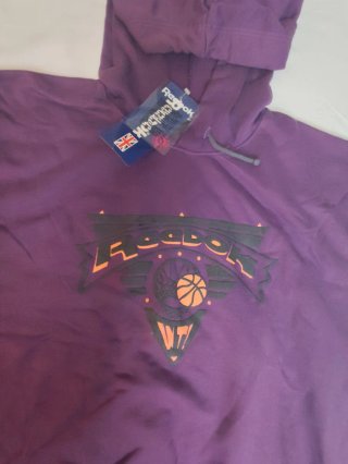 Sudadera Reebok Vintage Morada con Capucha NBA