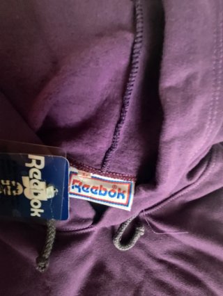 Sudadera Reebok Vintage Morada con Capucha NBA