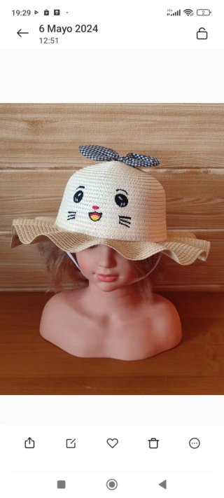 Deliziosi cappelli di paglia per bambini con design divertente