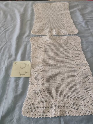 2 Tapetes Crochet Hechos a Mano