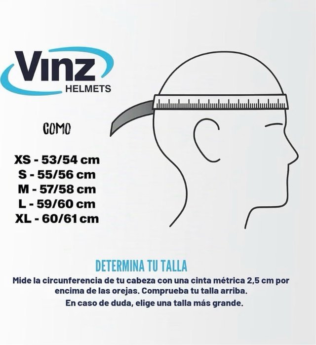 Casco Jet VINZ Negro Mate Talla S