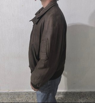Chaqueta de cuero piloto