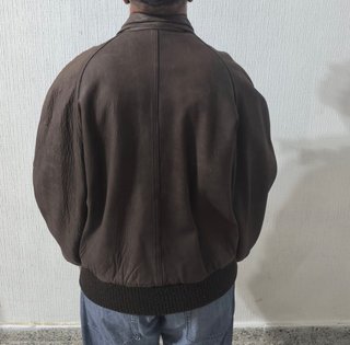 Chaqueta de cuero piloto