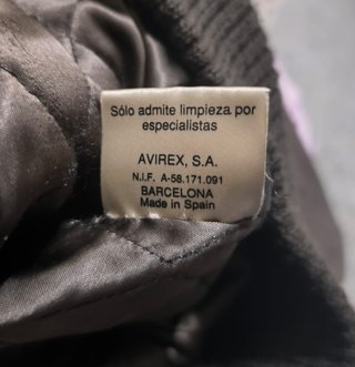 Chaqueta de cuero piloto