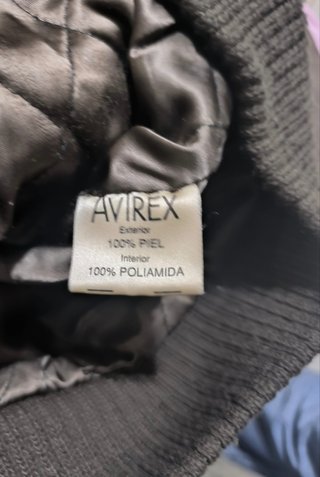 Chaqueta de cuero piloto