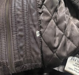 Chaqueta de cuero piloto