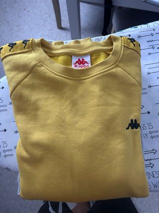 Sudadera Kappa amarilla