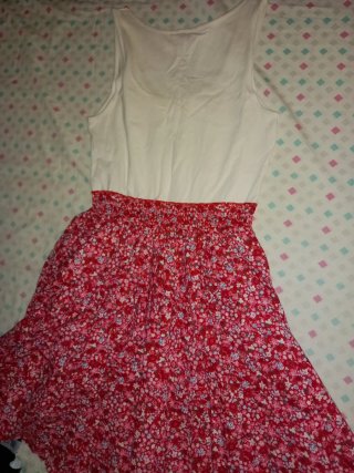 Vestido de verano H&M floral talla S + Regalo