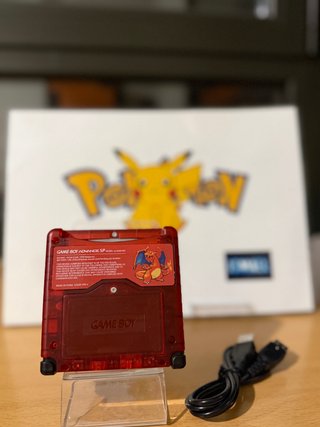 GameBoy Advance SP edicion pokemon Charizard IPS5