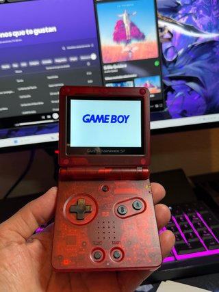 GameBoy Advance SP edicion pokemon Charizard IPS5