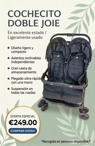 Cochecito Doble Joie