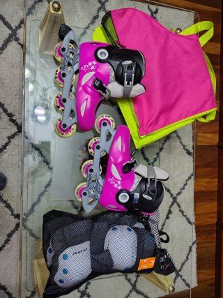 Patines en línea infantiles Oxelo rosas