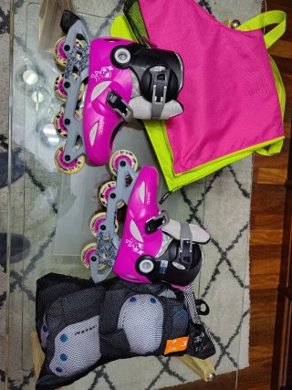 Patines en línea infantiles Oxelo rosas