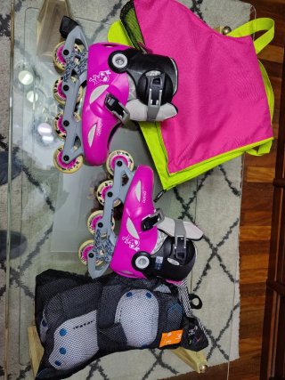 Patines en línea infantiles Oxelo rosas