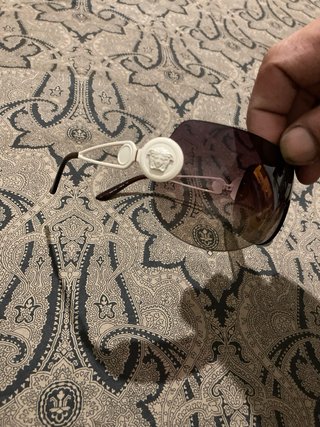 Gafas de sol Versace Marrón y Blanco