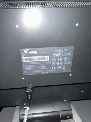 Monitor V7 Plata y Negro
