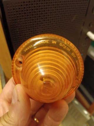 Piloto intermitente naranja antiguo
