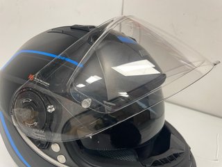 Casco Integral Nolan N87 Negro y Azul