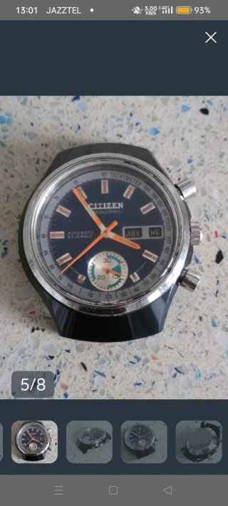 Reloj Seiko Kinetic Negro y Dorado
