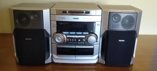 Philips Reproductor Música CD 3CD Cassette