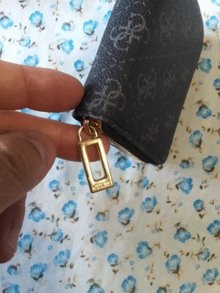 Monedero Guess Negro/Marrón