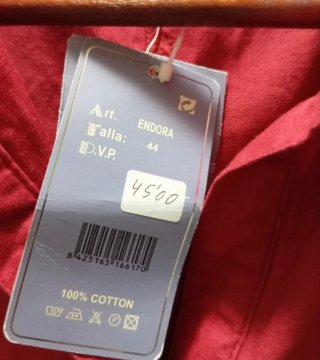 Vestido MND Rojo Talla Única