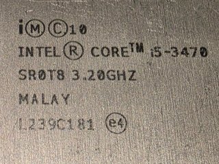 Procesador Intel Core i5-3470 3.20GHz