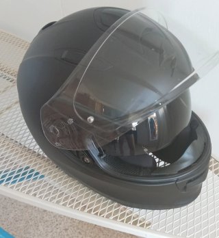 Casco Moto Negro