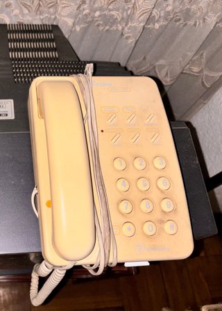 Teléfono Vintage Telespazio Beige