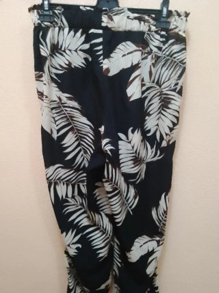 Pantalón Verano Estampado Hojas