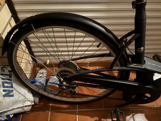 Bicicleta Paseo Btwin Negra