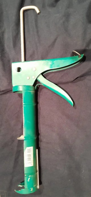Pistola de silicona verde
